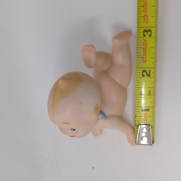 Vintage Kewpie Doll Figurine Lefton Japan Sad Face Baby Bisque Porcelain 60s - Picture 8 of 9